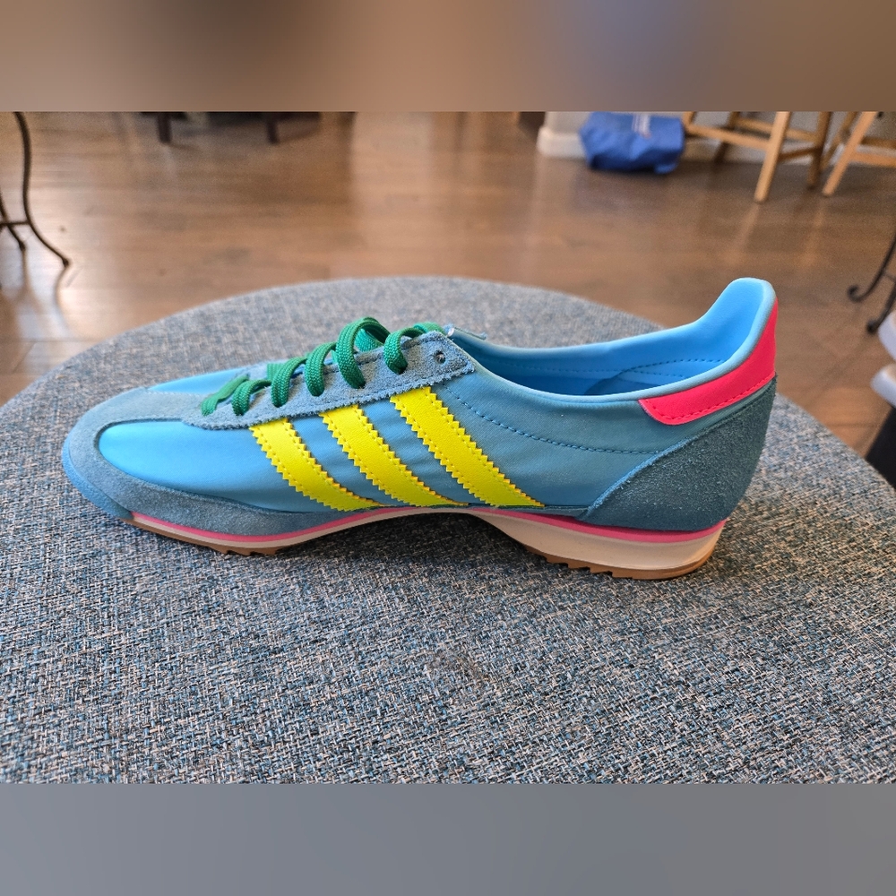 Adidas SL 72 OG W Womens Casual Shoes in Blue/Yellow/Pink - Picture 8 of 9